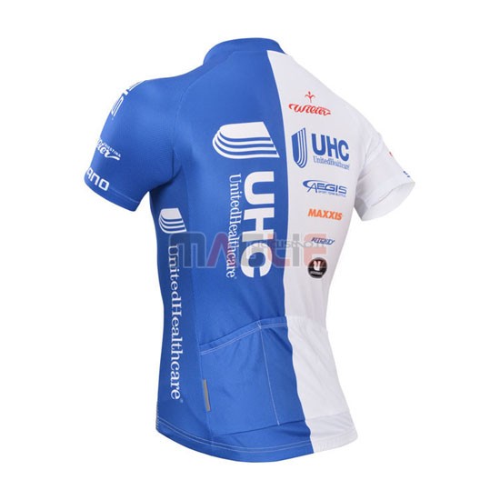 Maglia Uhc manica corta 2014 bianco e celeste - Clicca l'immagine per chiudere