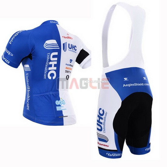 Maglia Uhc manica corta 2015 bianco e celeste