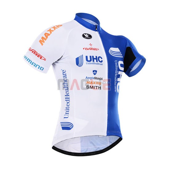 Maglia Uhc manica corta 2015 bianco e celeste