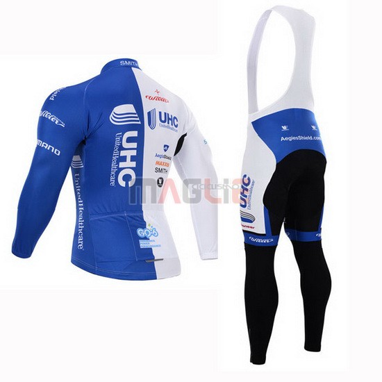 Maglia Uhc manica lunga 2015 bianco e celeste