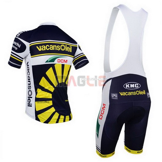 Maglia Vacansoleil manica corta 2013 giallo e nero