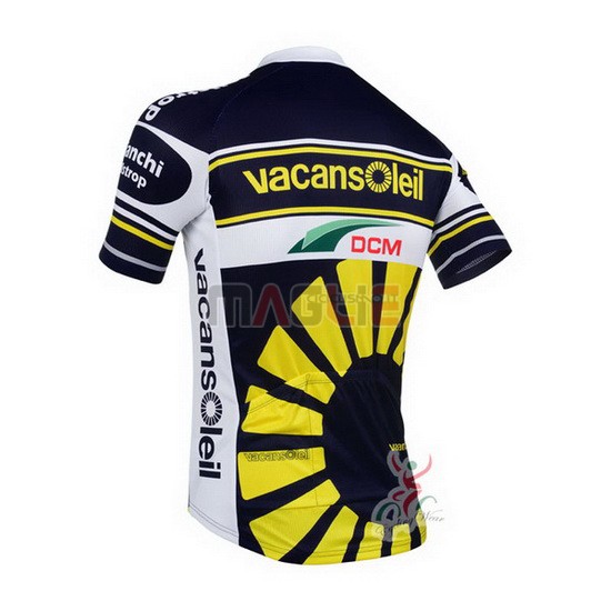 Maglia Vacansoleil manica corta 2013 giallo e nero