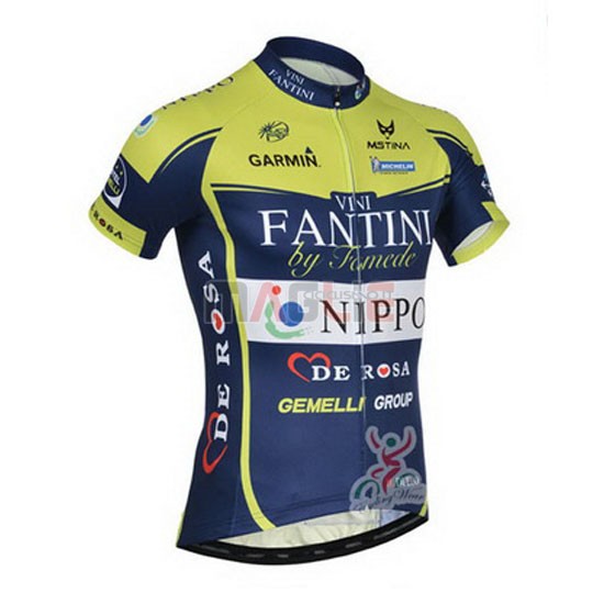 Maglia Vini fantini manica corta 2013 verde e blu