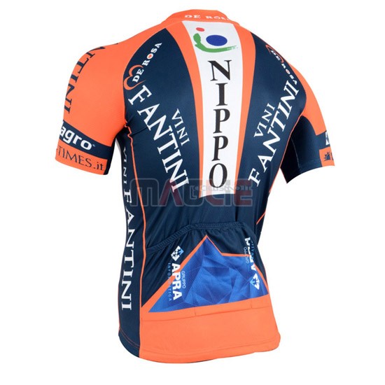 Maglia Vini fantini manica corta 2015 arancione e blu