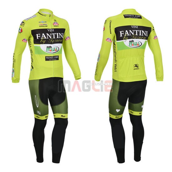 Maglia Vini fantini manica lunga 2013 verde e nero