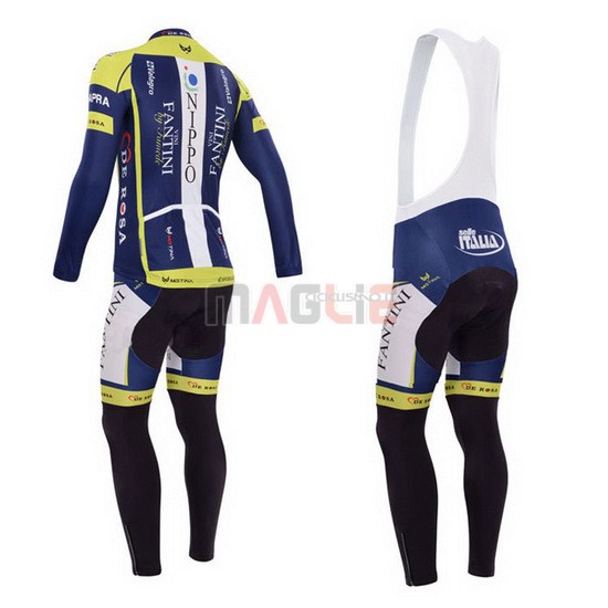 Maglia Vini fantini manica lunga 2014 verde e blu